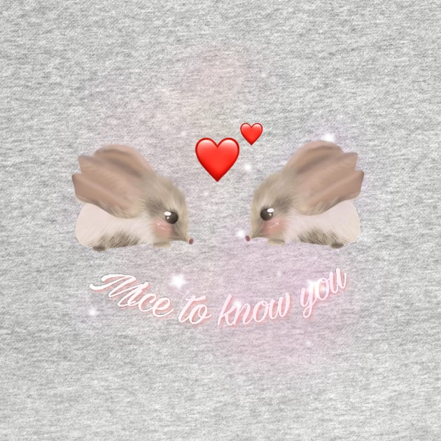 mice to know you valentines day design by Mydrawingsz